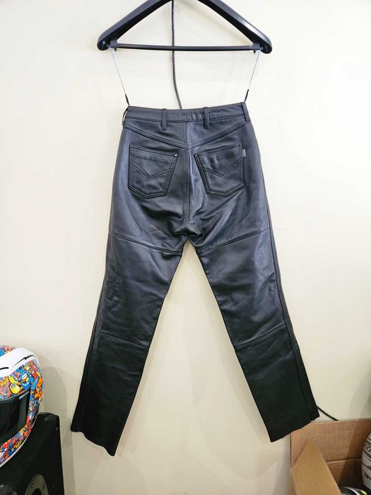 Дамски кожени мото панталони