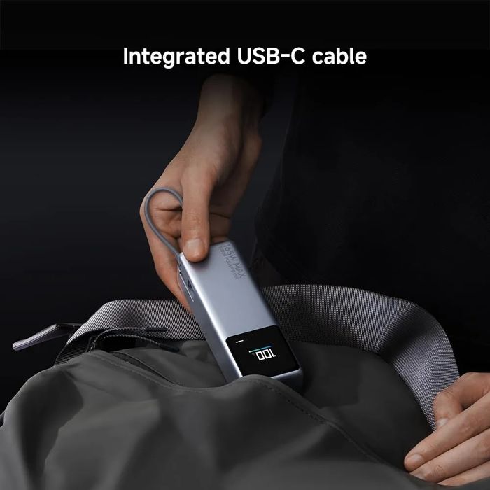 Baterie Externa Xiaomi PB1165MI 10000mAh 165W, PD, 2 x USB-C, Gri