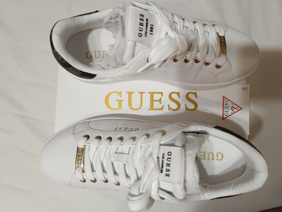 Guess кожени сникърси