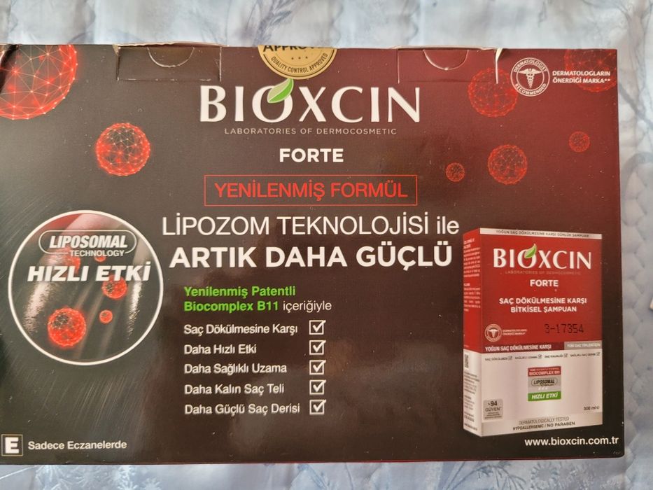 Bioxcin Forte шампоан против силен косопад