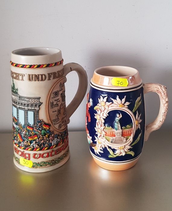 Halbe vechi din ceramică  glazurata