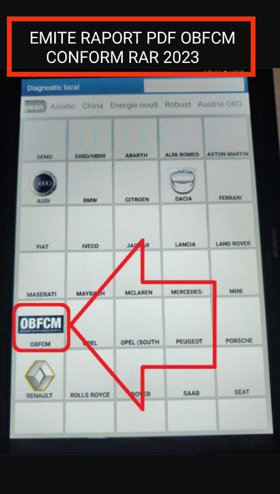 Interfata Auto LAUNCH PRO5S X431 Easydiag OBFCM 2025 Romana