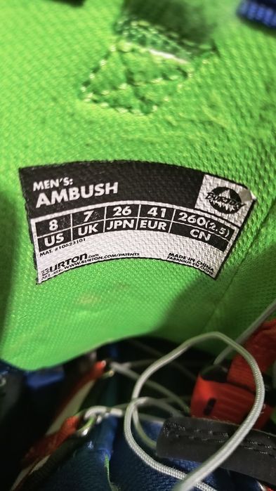 Burton Ambush size 41