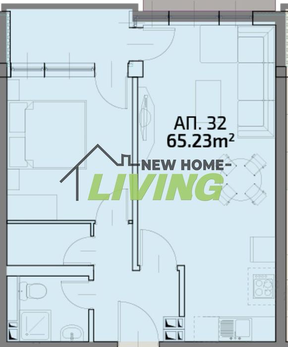 2-стаен в Пловдив-Център площ 65 цена 150029