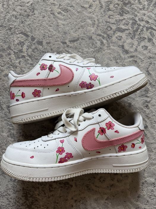 Кросовки найк ручная роспись