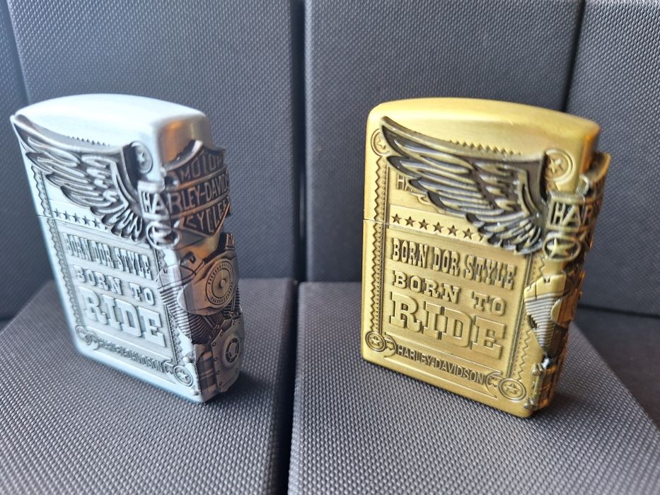 Газови метални запалки Harley Davidson (релефни)