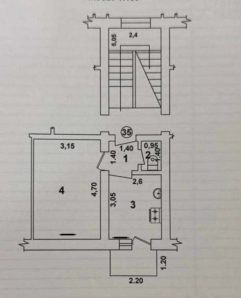 Продается квартира 1 комнатная,ул Шота Руставели,ор-р кафе Бон,29м2