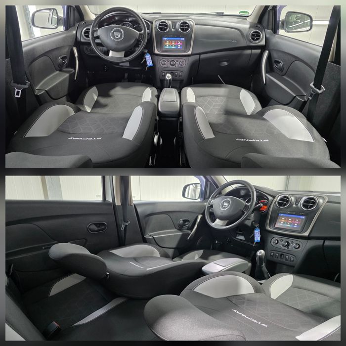 Dacia Sandero Stepway Fab 2015 Benzina. NAVI Ac Pilot Automat  Full Electric Comenzi  Km 111.000 REALI Inmport Germania Garanție 12 Luni