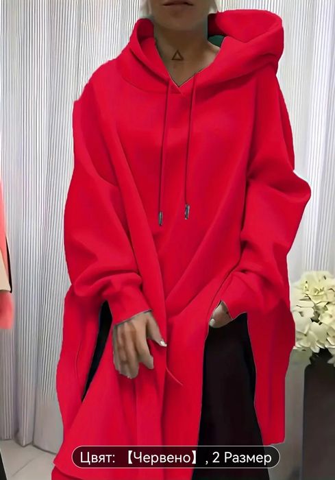 Дамски суитшърт  с качулка