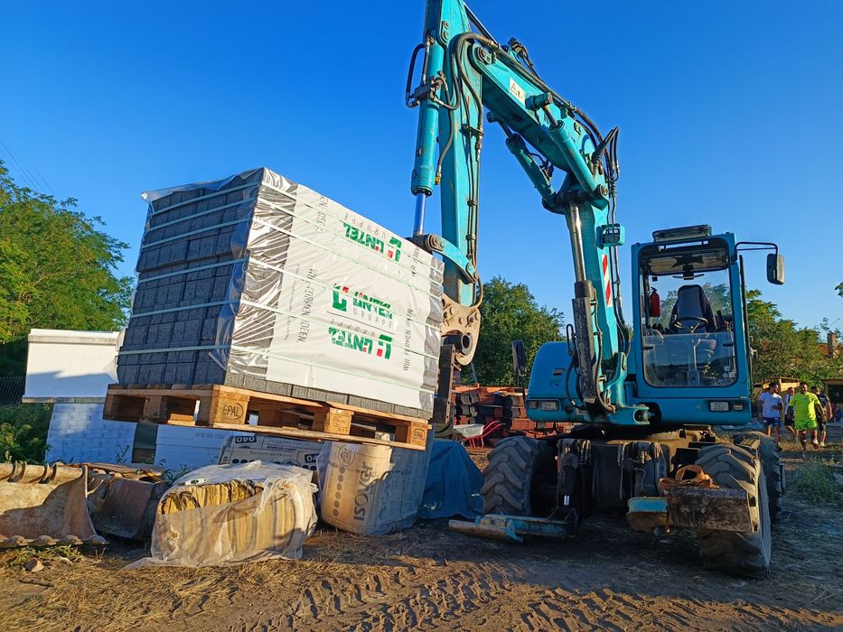 Изкопни дейности, подпорни стени, почистване на дворове, подравняване