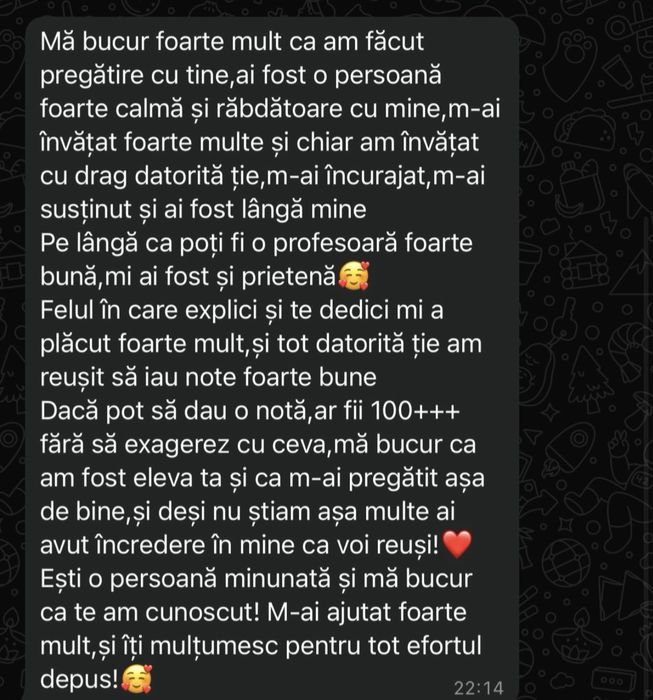 Meditații matematică( clasele I-XII)