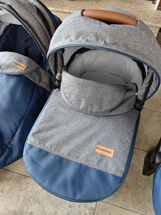 Vând cărucior Krausman 3 in 1 complet de accesorii