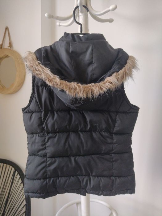 Дамски черен елек Zara