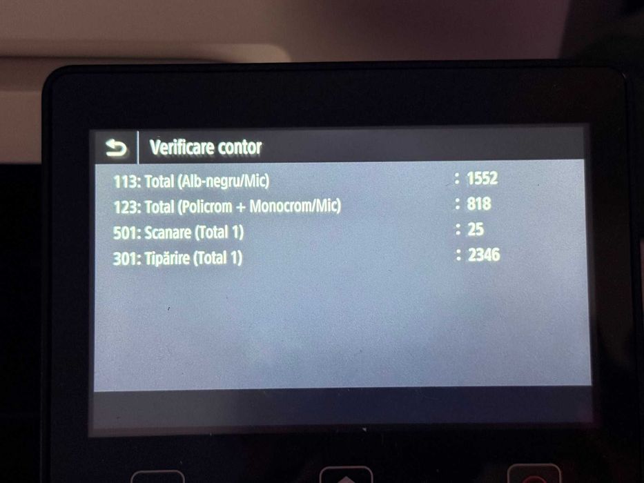 Multifunctional Laser color Canon i-SENSYS MF754Cdw, ADF, 250 coli  SH