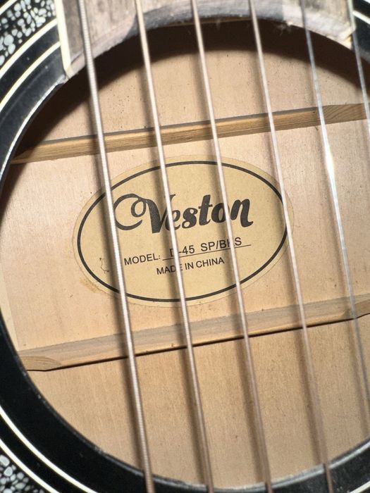 Гитара Veston d-45 sp/bks