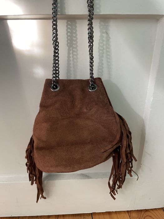 Кафява дамска чанта