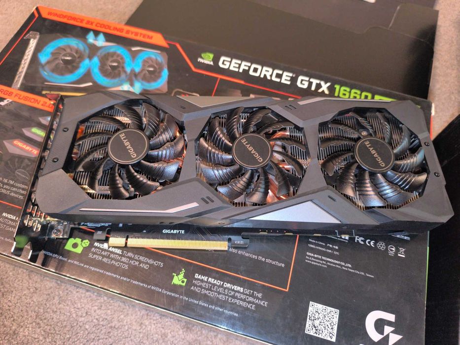 Видеокарта Gigabyte GTX 1660 Super Gaming OC 6GB