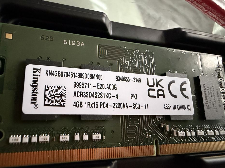 Memorie RAM Kingston 4Gb ram ddr4 3200mhz Sodimm