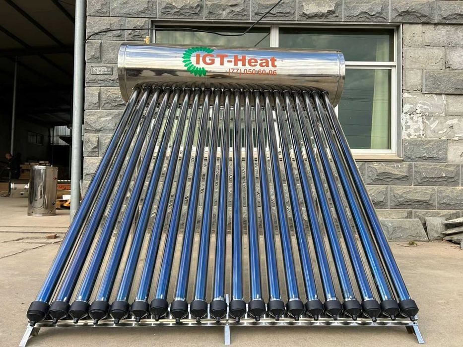 Солнечный водонагреватель c установка | Quyosh suv isitgich  100L 200L