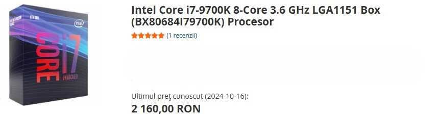 Lenovo ThinkCentre M720 Tower i7 /9700k