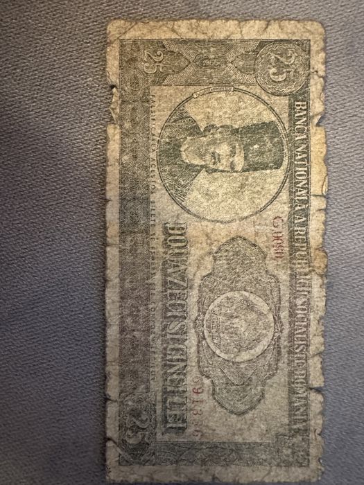 Vand bancnota 25 lei din anul 1966 de colectie rog si ofer seriozitate