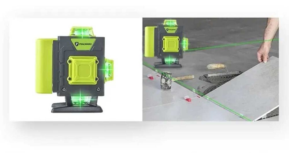 Nivela laser 4D-16linii-telecomanda+suporti+Bluetooth