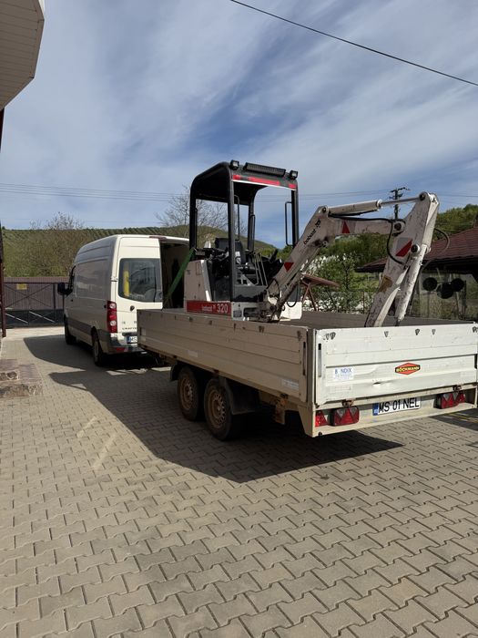 Remorca, platforma, trailer auto 3500 kg