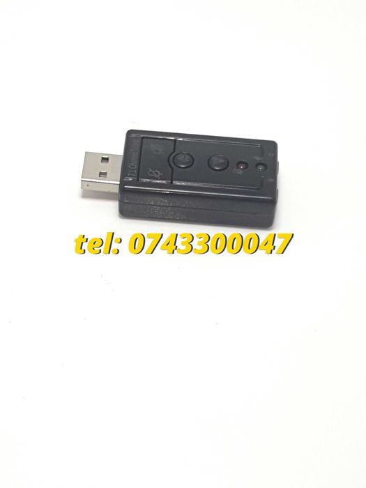 Placa De Sunet Usb Virtual 71 Plug And Play