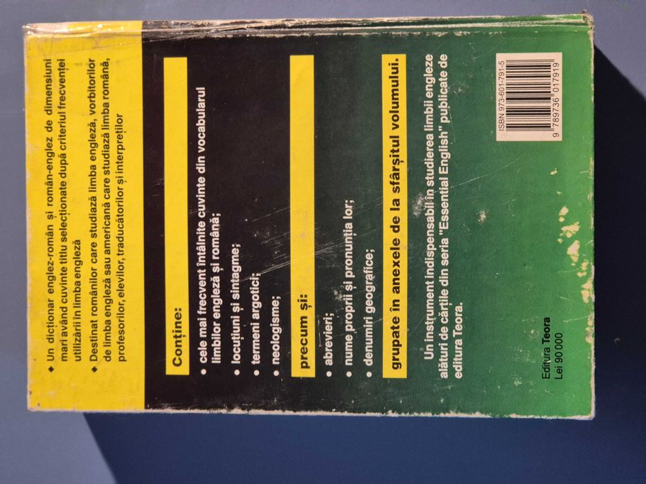 Doua dictionare, editii diferite, Roman - Englez si Englez - Roman