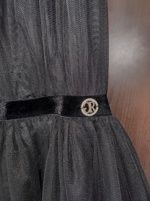 Rochie neagra lunga Greenworld