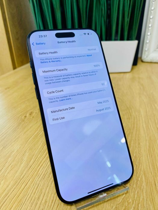 Apple iPhone 16 Pro Max, 256GB, 5G, Black, 100%