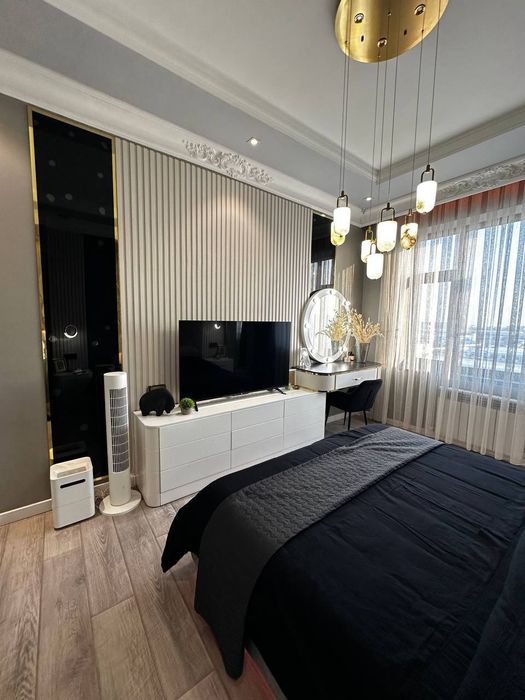 Дизайнерская квартира 2ком 70м² дорогая мебель, 1-линия ЖК New Life