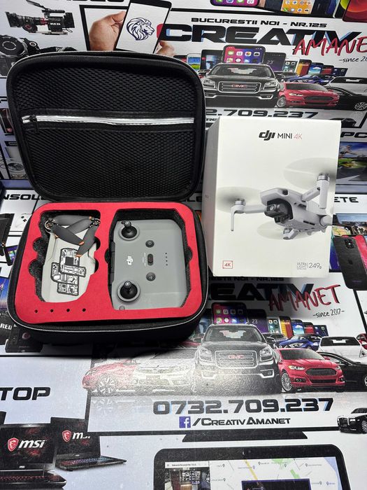 Drona DJI MINI 4K + Husa + Controller / CreativAmanet