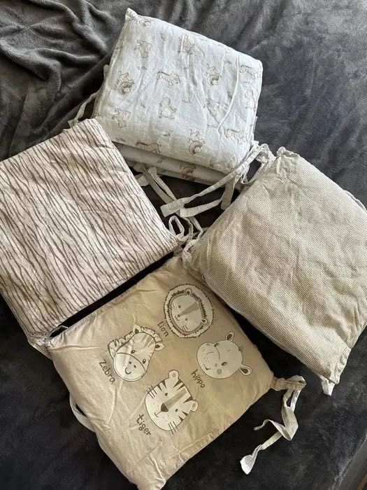 Protectie laterala. Aparatoare pentru patut bebe. Perne - 10bucăți