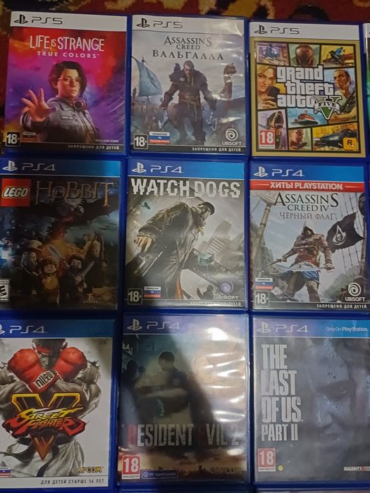 Обменяю игры для ps4 ps5