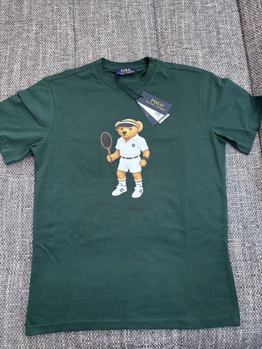 Polo ralp lauren bear verde