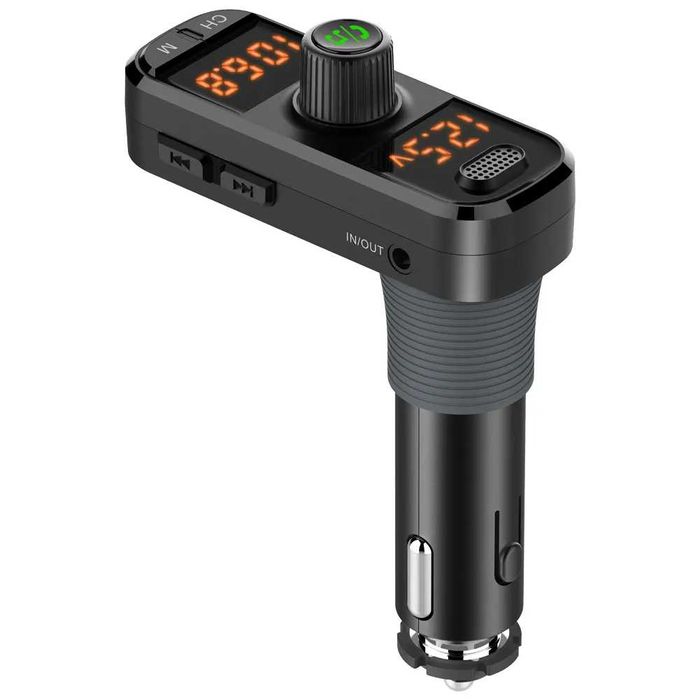 Bluetooth FM трансмитер BC70 Бързо зареждане QC 3.0  USB AUX Блутут