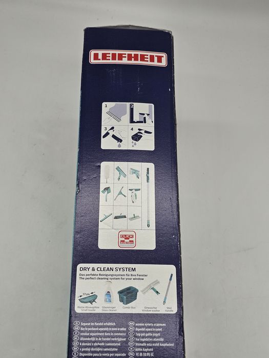 Aspirator pentru geamuri Leifheit aspirare umeda si uscata, functia standby sistem ciclonic 0.1 l, 5 V