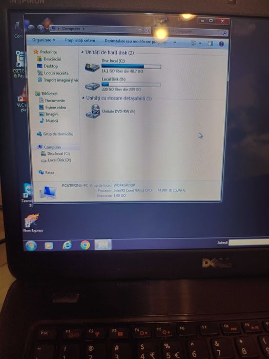 Vând 2 laptopuri Dell funcționale  necesita schimbarea bateriei.