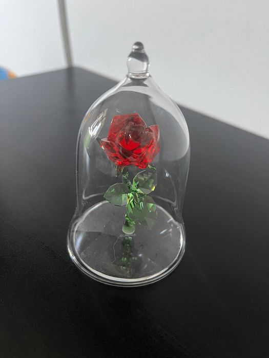 Trandafir Swarovski de cristal original – editie decorativa de colectie