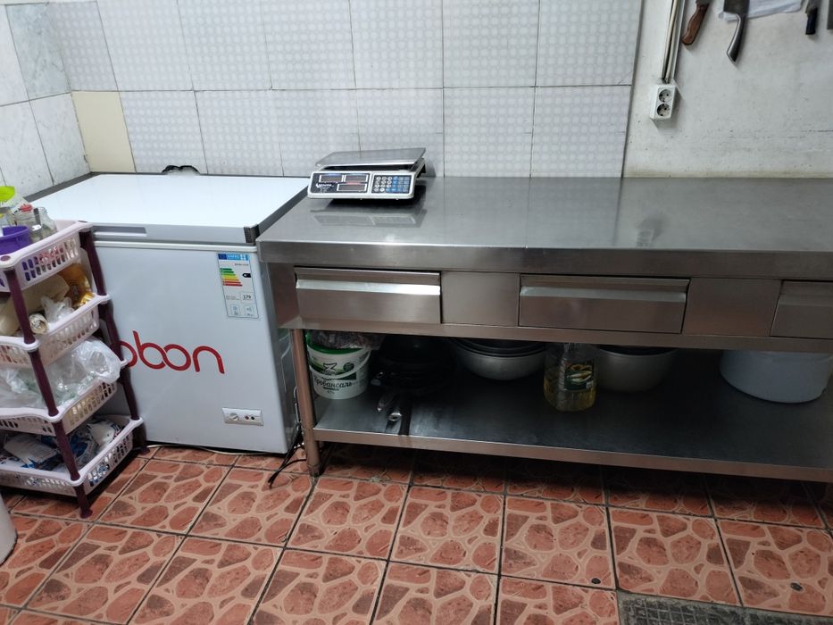 Продается стол из нержавейки с ящиком