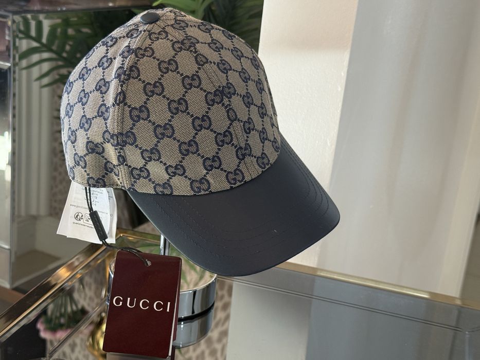 Sapca Gucci cozoroc de piele Unisex
