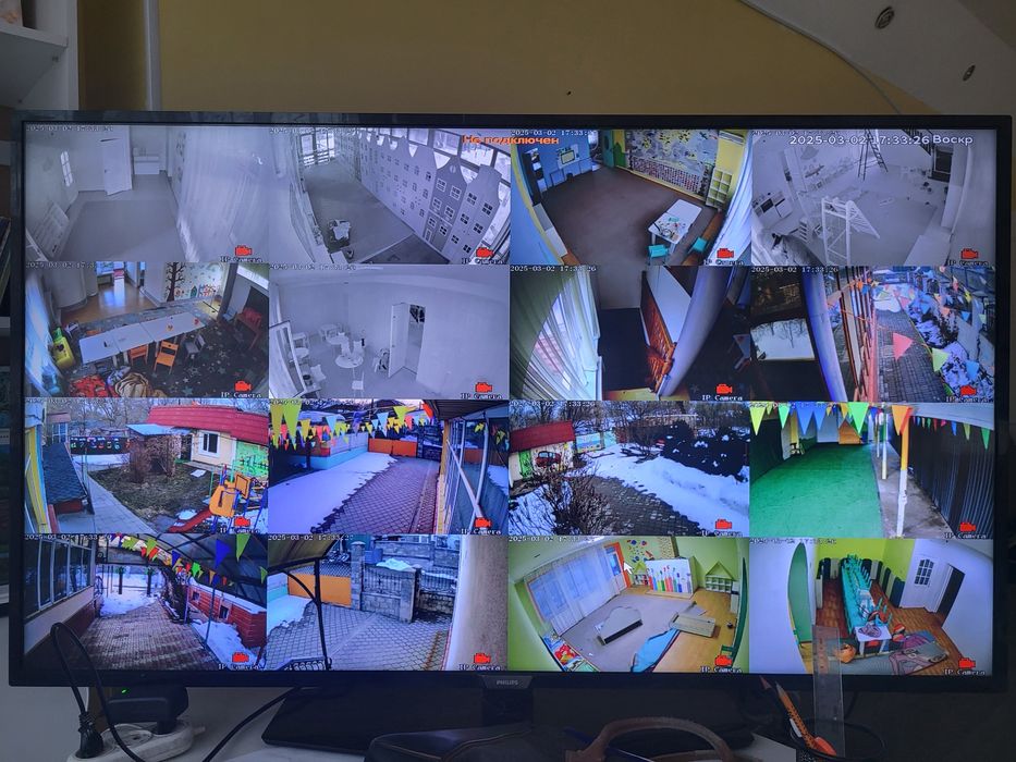 Установка камеры видеонаблюдения