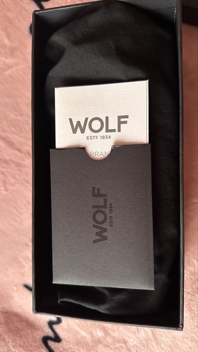 Suport ceasuri cutie Wolf piele