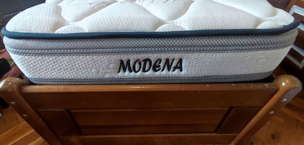 Дървено легло от чам, Матрак- Nani Modena PolyFlex, Подматрачна рамка RossMari Orthopedic