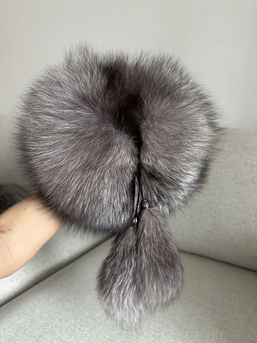 Caciula iarna vulpe argintie Rusia noua