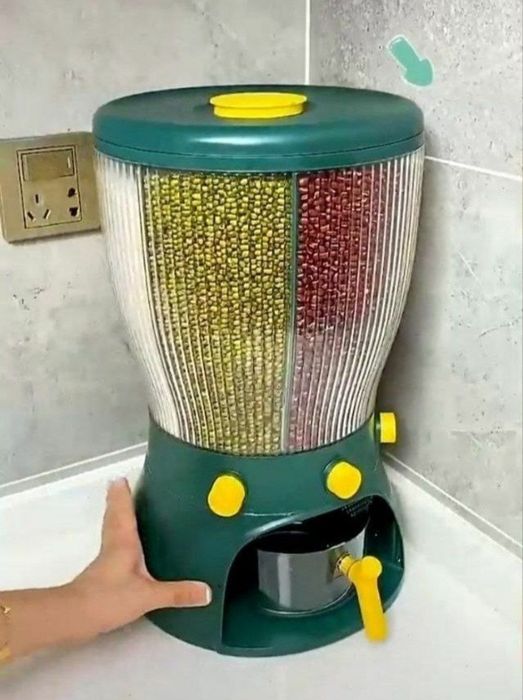 Многофункциональная вращающаяся коробка для хранения еды с крышкой, вл