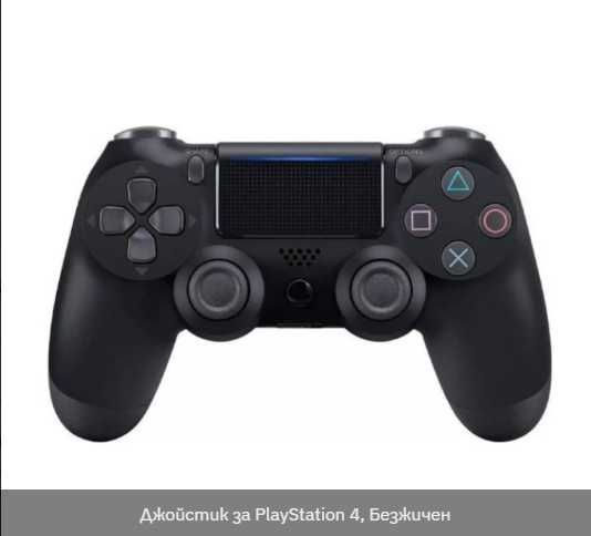 Безжичен джойстик за PlayStation 4 – реализъм контрол и комфорт в едно