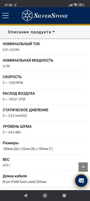 180мм вентиляторы для ПК