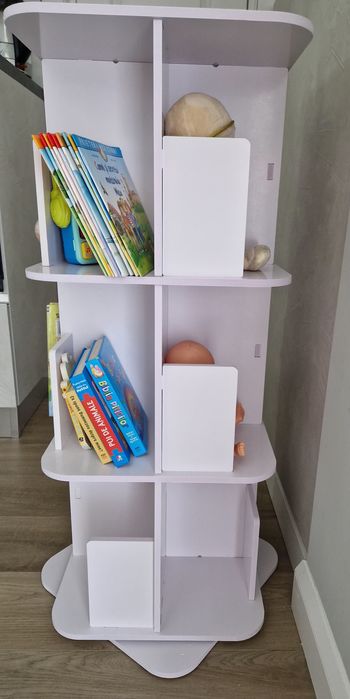 Raft biblioteca polita rotativa copii carti